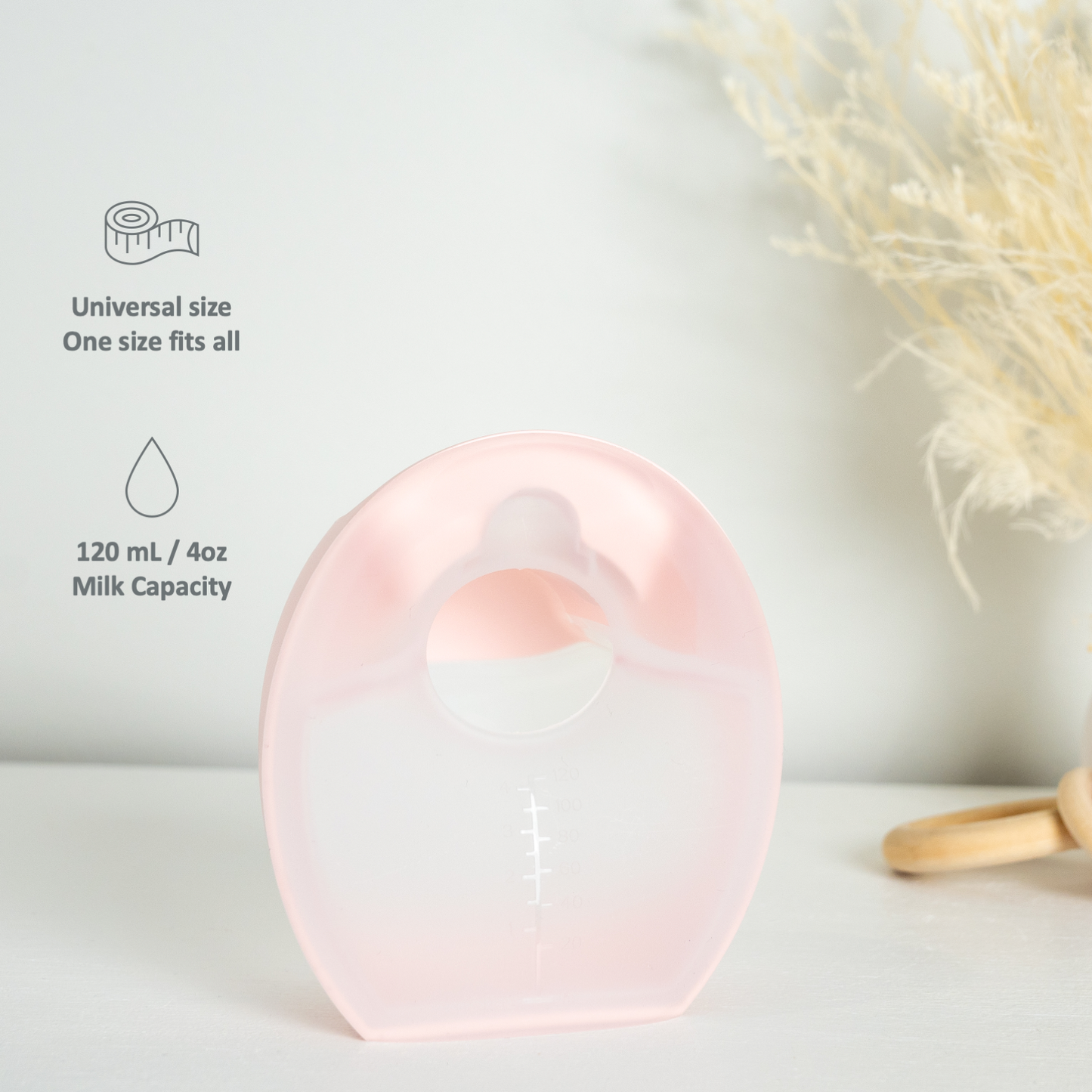 Jellie Collect Wearable Breast Pump Pink